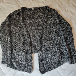 Gray Sweater with Buttons